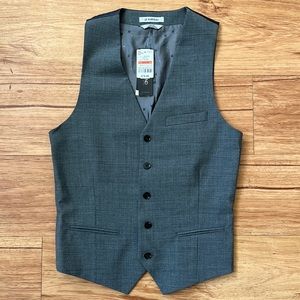 Le Chateau Men’s Grey Formal Vest (size XS)